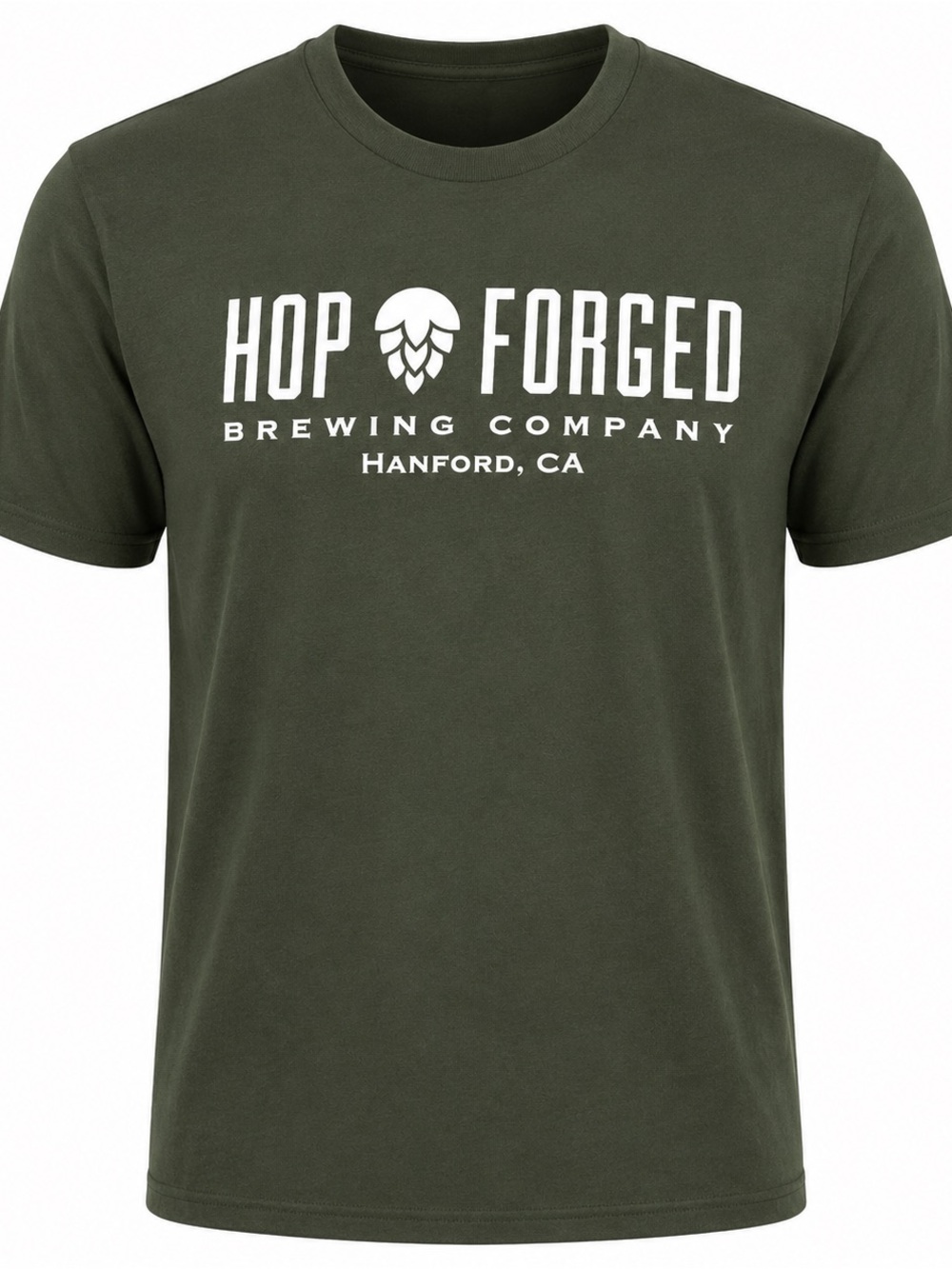 Hop Forged Brewing Company Green Short Sleeve Tee